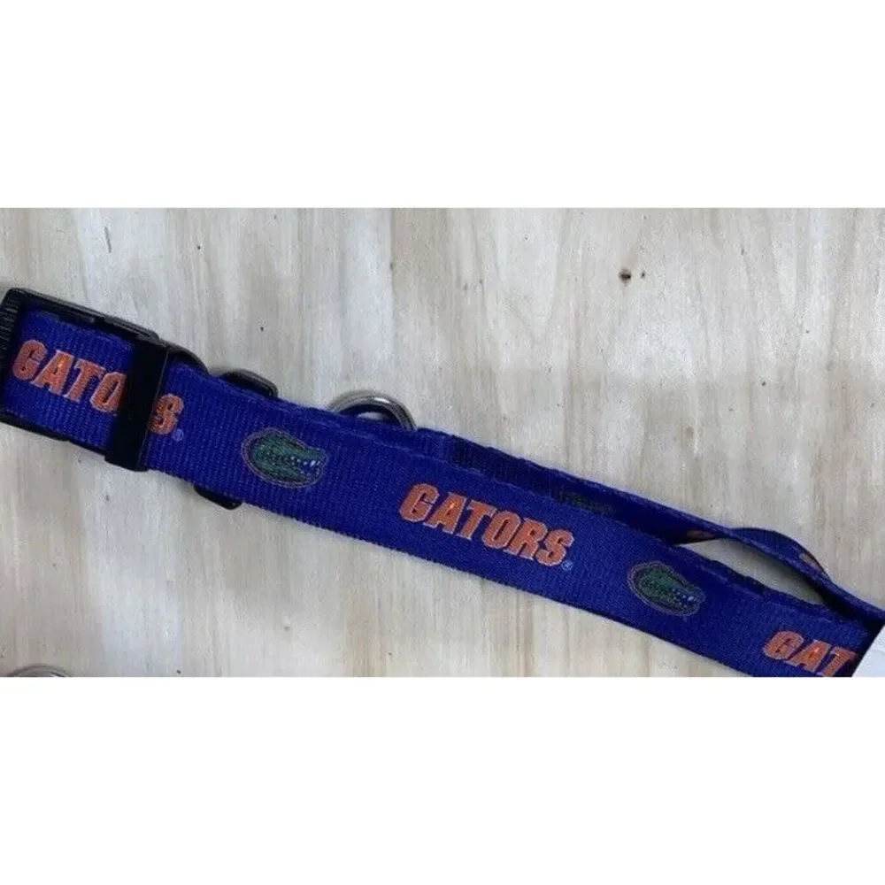 University of Florida Gators UF‎ NCAA Dog Collar Size Medium NWT